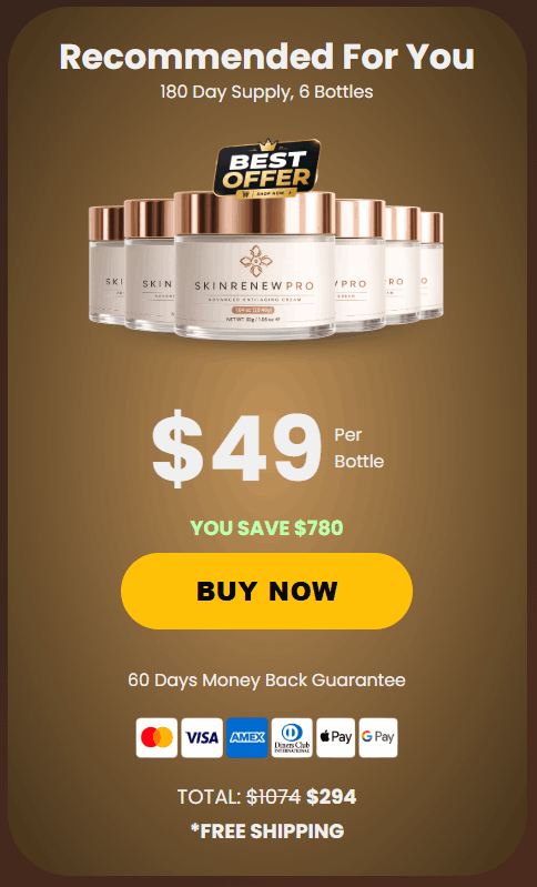 skin renew pro 6 jars price